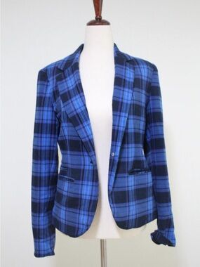 Blue Plaid Merona Blazer